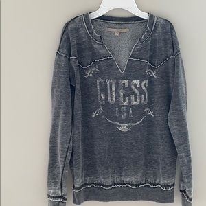 Gray sweatshirt from Guess